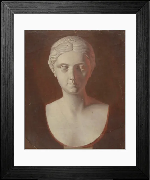 Framed Print : Portrait of a young lady, 1670-1675. Creator: Nicolaes Maes Framed Print : Portrait of a young lady, 1670-1675. Creator: Nicolaes Maes