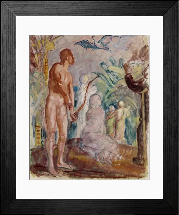 Framed Print : Bird of Paradise, sketch, 1925. Creator: Magnus Enckell Framed Print : Bird of Paradise, sketch, 1925. Creator: Magnus Enckell