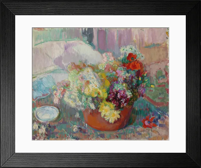 Framed Print : Flowers, c1912-1913. Creator: Magnus Enckell Framed Print : Flowers, c1912-1913. Creator: Magnus Enckell