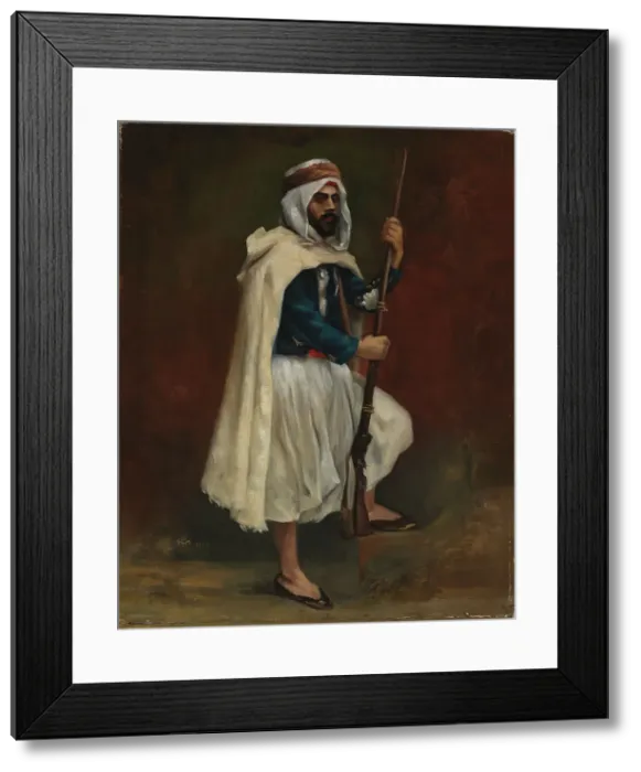Framed Print : Bedouin, 1883. Creator: Maria Martinau Framed Print : Bedouin, 1883. Creator: Maria Martinau