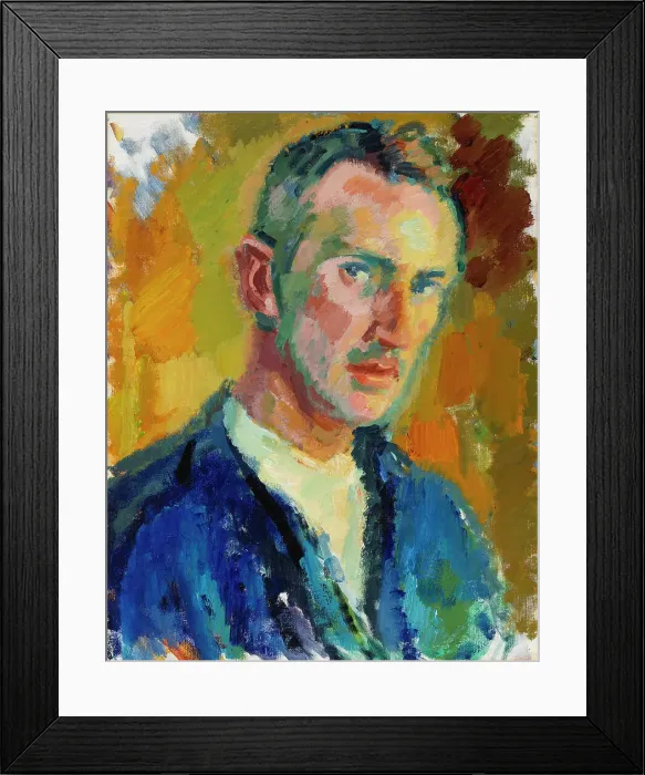 Framed Print : Self-Portrait, 1918. Creator: Magnus Enckell Framed Print : Self-Portrait, 1918. Creator: Magnus Enckell