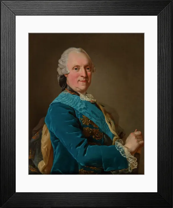 Framed Print : Adolph Fredrick, King of Sweden, 1760-1769. Creator: Lorens Pasch the Younger Framed Print : Adolph Fredrick, King of Sweden, 1760-1769. Creator: Lorens Pasch the Younger