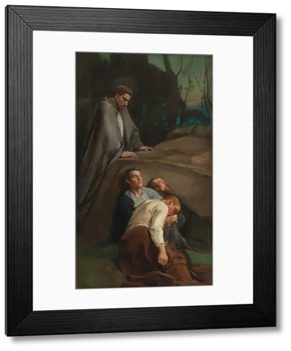 Framed Print : Gethsemane, 1902. Creator: Magnus Enckell Framed Print : Gethsemane, 1902. Creator: Magnus Enckell