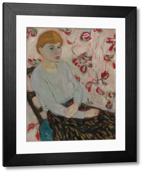 Framed Print : Portrait of a Girl, c1930s. Creator: Nils Nilsson Framed Print : Portrait of a Girl, c1930s. Creator: Nils Nilsson
