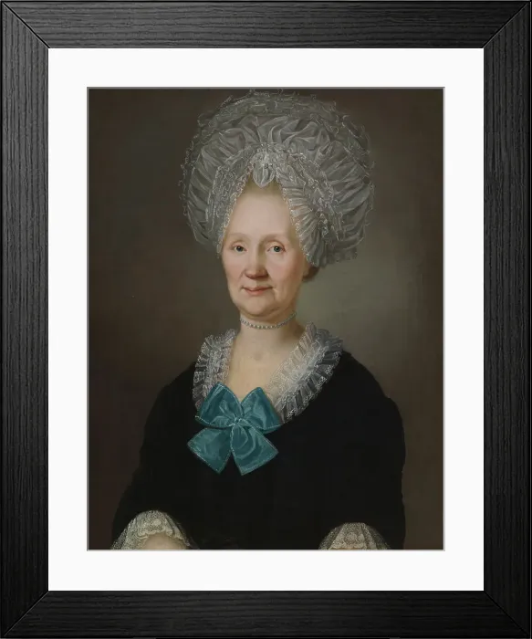 Framed Print : Portrait of Ms. Anna Krogius, c1890s. Creator: Nils Schillmark Framed Print : Portrait of Ms. Anna Krogius, c1890s. Creator: Nils Schillmark