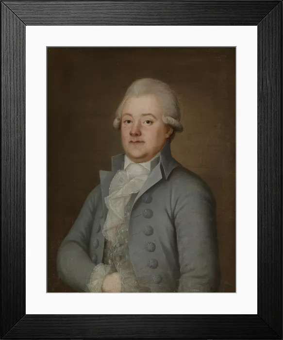 Framed Print : Gustaf Borgström, 1793. Creator: Nils Schillmark Framed Print : Gustaf Borgström, 1793. Creator: Nils Schillmark