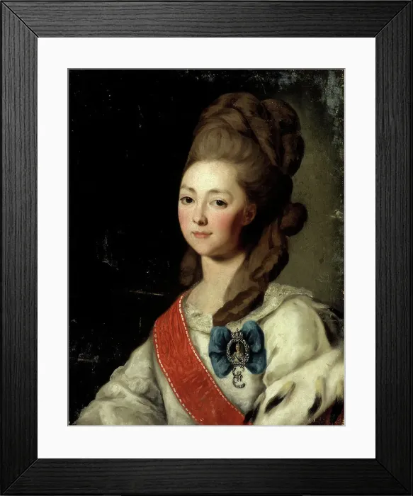 Framed Print : Princess Ekaterina Orlova, 1777-1781. Creator: Unknown Framed Print : Princess Ekaterina Orlova, 1777-1781. Creator: Unknown