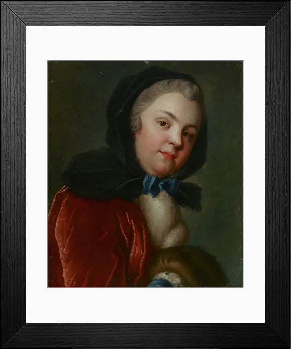Framed Print : Ebba Margareta Ribbing af Zernava, c1750. Creator: Olof Arenius Framed Print : Ebba Margareta Ribbing af Zernava, c1750. Creator: Olof Arenius