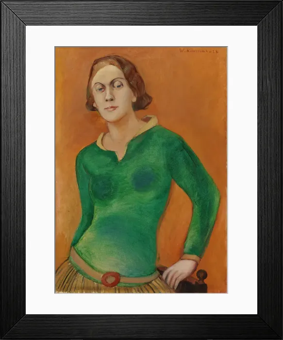Framed Print : Portrait of Sylvi Kunnas, 1928. Creator: Vaino Kunnas Framed Print : Portrait of Sylvi Kunnas, 1928. Creator: Vaino Kunnas