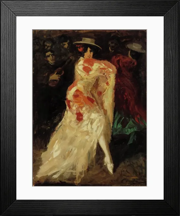 Framed Print : Spanish Dancer (Tango), 1907. Creator: Oscar Parviainen