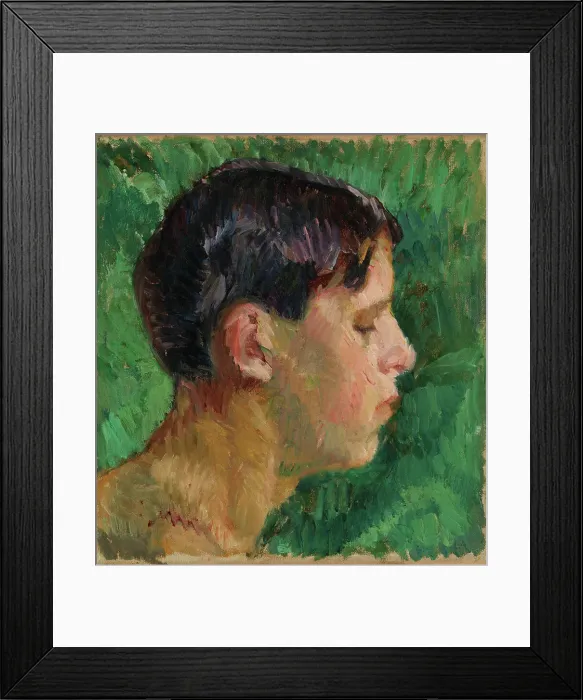 Framed Print : Portrait of a Young Man, 1911. Creator: Valle Rosenberg Framed Print : Portrait of a Young Man, 1911. Creator: Valle Rosenberg