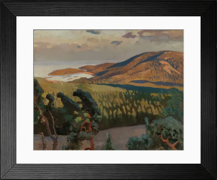 Framed Print : Landscape from Suursaari, 1925. Creator: Oskari Paatela Framed Print : Landscape from Suursaari, 1925. Creator: Oskari Paatela