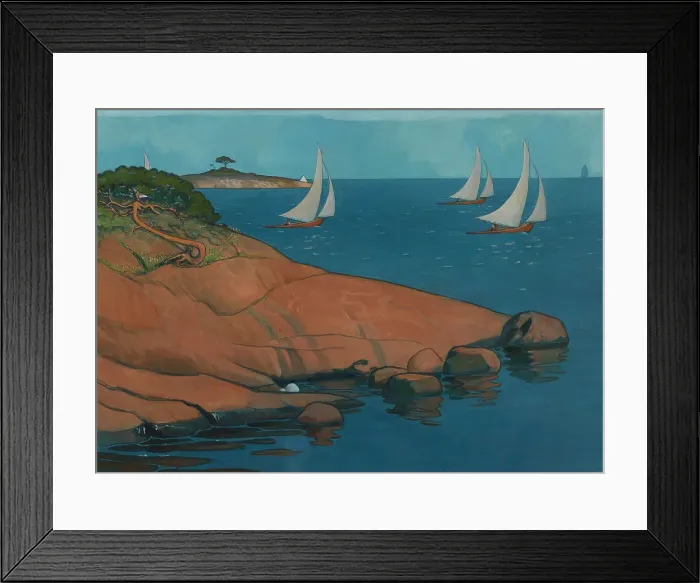 Framed Print : Archipelago View, 1900. Creator: Venny Soldan-Brofeldt Framed Print : Archipelago View, 1900. Creator: Venny Soldan-Brofeldt