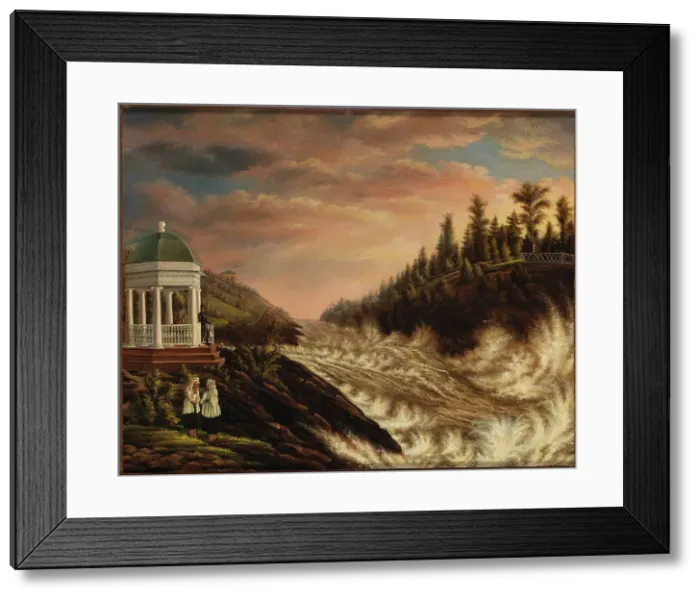 Framed Print : Imatra, 1847. Creator: Pehr Adolf Kruskopf