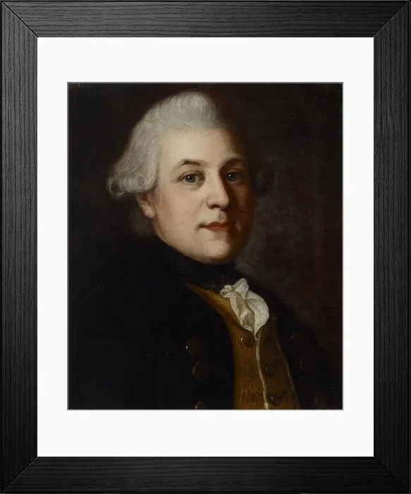 Framed Print : Herr Dristel, 1749-1790. Creator: Per Fjellström Framed Print : Herr Dristel, 1749-1790. Creator: Per Fjellström