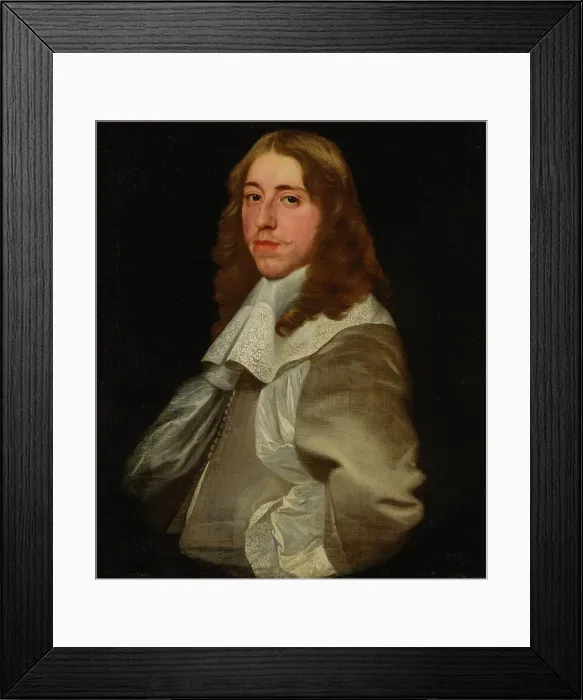 Framed Print : Portrait of a Man, 1650-1699. Creator: Unknown Framed Print : Portrait of a Man, 1650-1699. Creator: Unknown