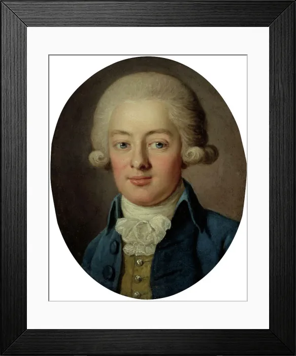 Framed Print : Consul Konrad Arvid Johan Mandorf, 1744-1793. Creator: Per Krafft the Elder Framed Print : Consul Konrad Arvid Johan Mandorf, 1744-1793. Creator: Per Krafft the Elder