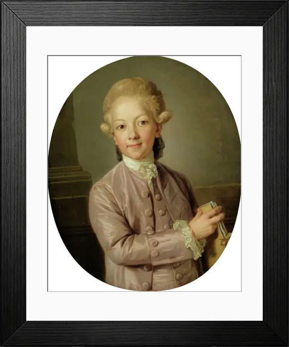 Framed Print : Portrait of a Boy, 1773. Creator: Per Krafft the Elder Framed Print : Portrait of a Boy, 1773. Creator: Per Krafft the Elder