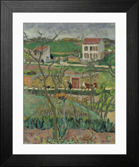 Framed Print : Rainy Landscape; Landscape in Rainy Weather, 1909. Creator: Pierre Bonnard Framed Print : Rainy Landscape; Landscape in Rainy Weather, 1909. Creator: Pierre Bonnard
