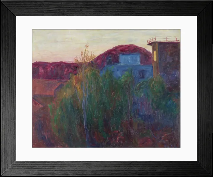 Framed Print : Landscape (Balbergkampen), 1907. Creator: Thorvald Erichsen Framed Print : Landscape (Balbergkampen), 1907. Creator: Thorvald Erichsen