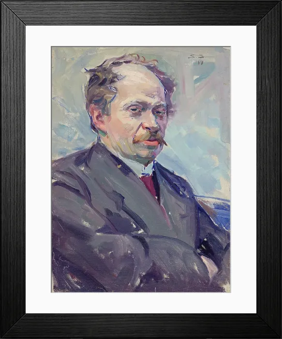 Framed Print : Portrait of a Man, 1914. Creator: Santeri Salokivi