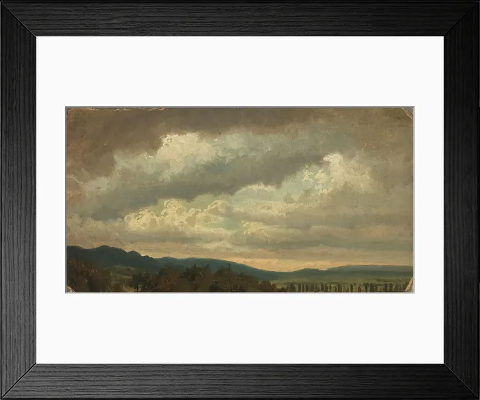 Framed Print : Cloudy Sky, exercise, 1855. Creator: Werner Holmberg