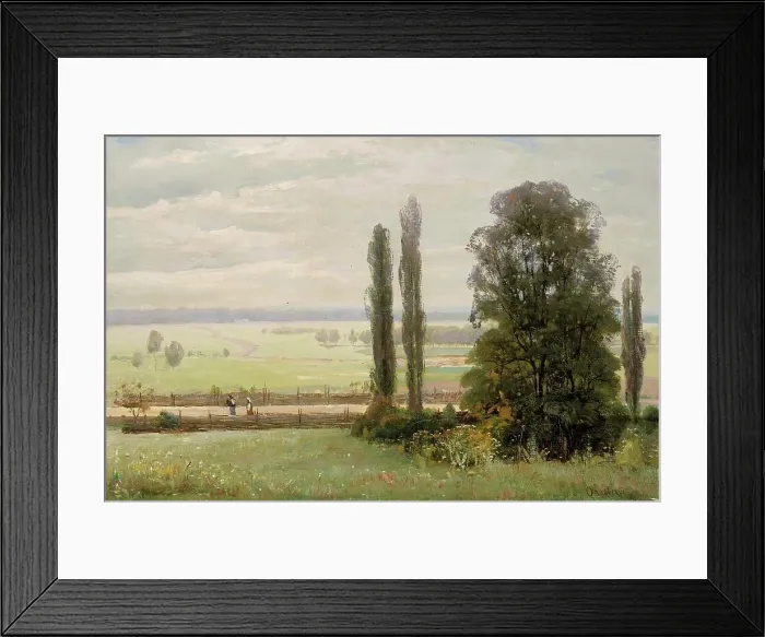 Framed Print : Landscape, c1870-1910. Creator: Vladimir Orloffskij Framed Print : Landscape, c1870-1910. Creator: Vladimir Orloffskij