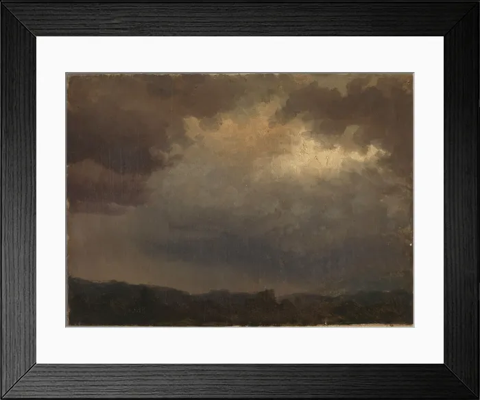 Framed Print : Dark Sky, rehearsal, 1854. Creator: Werner Holmberg Framed Print : Dark Sky, rehearsal, 1854. Creator: Werner Holmberg