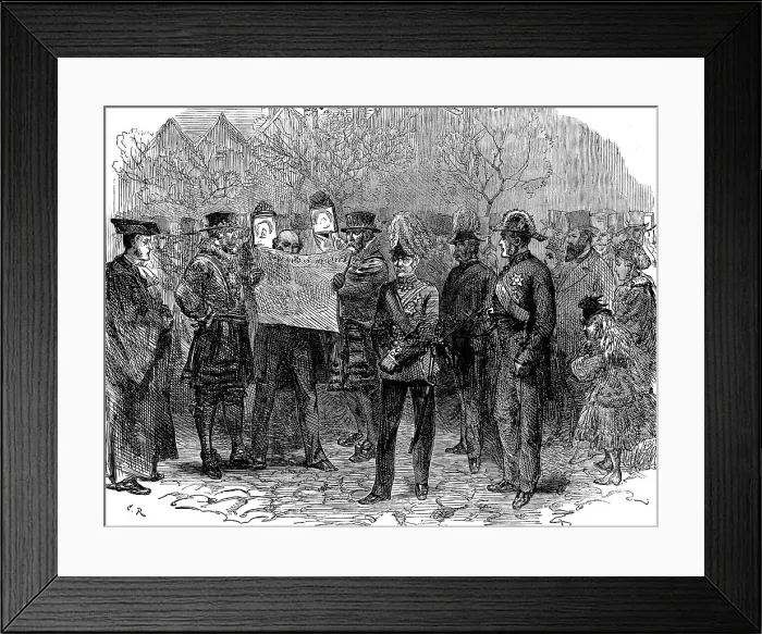 Framed Print : Installation of the new Constable of the Tower, 1871. Creator: Unknown Framed Print : Installation of the new Constable of the Tower, 1871. Creator: Unknown