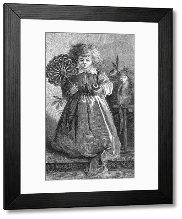 Framed Print : A Sketch, by Louisa, Marchioness of Waterford, 1871. Creator: Unknown Framed Print : A Sketch, by Louisa, Marchioness of Waterford, 1871. Creator: Unknown