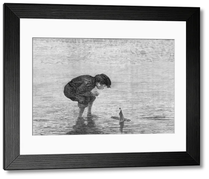 Framed Print : Raising the Wind, by J. Henderson, 1871. Creator: William Hollidge Framed Print : Raising the Wind, by J. Henderson, 1871. Creator: William Hollidge