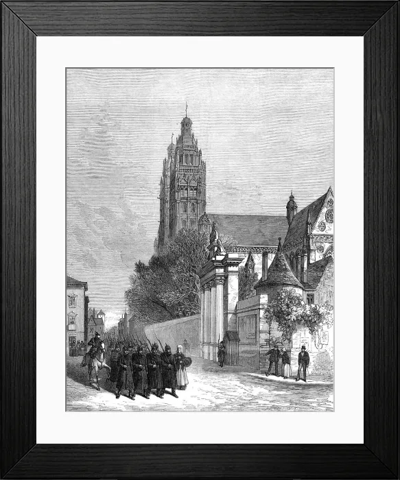 Framed Print : The Cathedral, Tours, 1871. Creator: Unknown