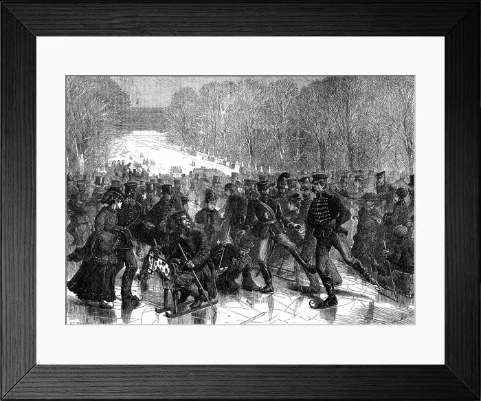 Framed Print : Christmas-Day Sports at Versailles, 1871. Creator: Unknown Framed Print : Christmas-Day Sports at Versailles, 1871. Creator: Unknown