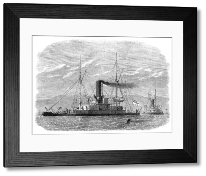 Framed Print : The turret-ships Abyssinia and Magdala, for the defence of Bombay Harbour, 1871. Creator: Unknown Framed Print : The turret-ships Abyssinia and Magdala, for the defence of Bombay Harbour, 1871. Creator: Unknown
