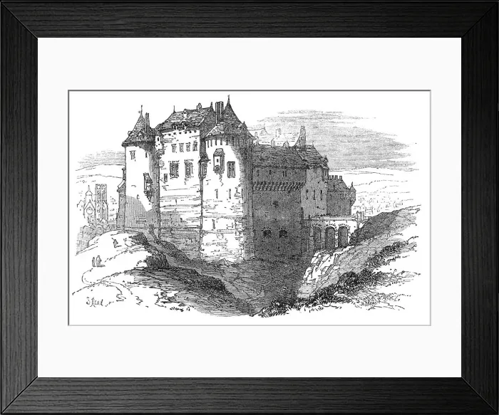 Framed Print : Chateau, Dieppe, 1871. Creator:s Read Framed Print : Chateau, Dieppe, 1871. Creator:s Read