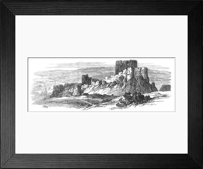 Framed Print : Chateau d'Arques, near Dieppe, 1871. Creator:s Read Framed Print : Chateau d'Arques, near Dieppe, 1871. Creator:s Read