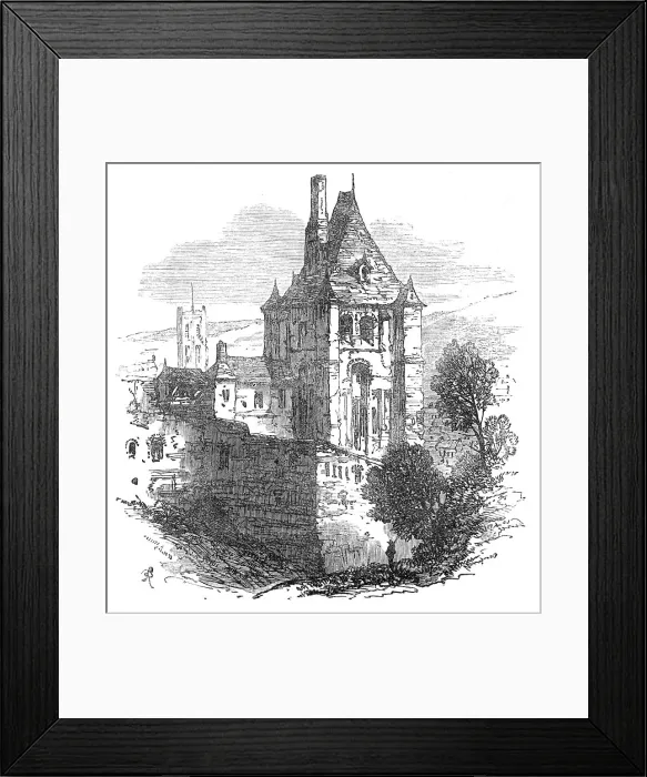 Framed Print : Chateau, Dieppe, 1871. Creator:s Read Framed Print : Chateau, Dieppe, 1871. Creator:s Read
