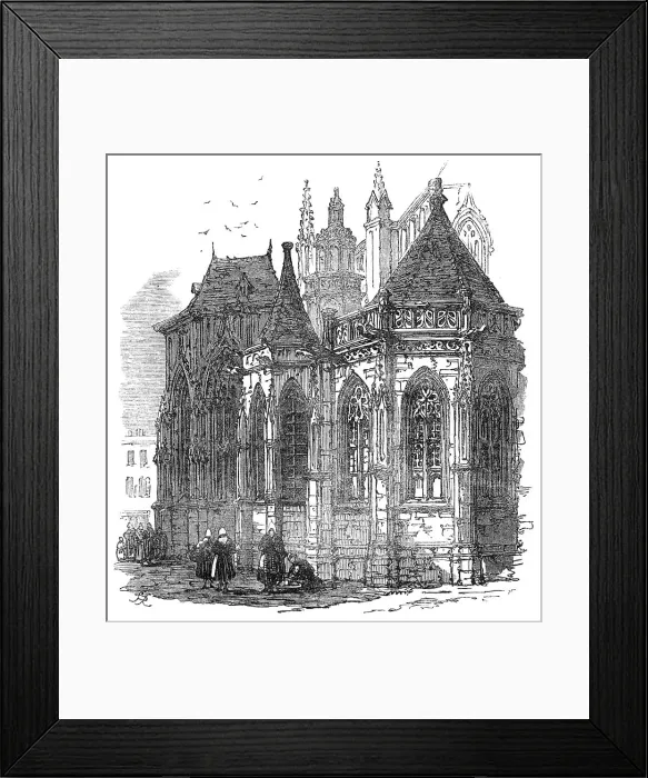 Framed Print : St. Jacques, Dieppe, 1871. Creator:s Read Framed Print : St. Jacques, Dieppe, 1871. Creator:s Read