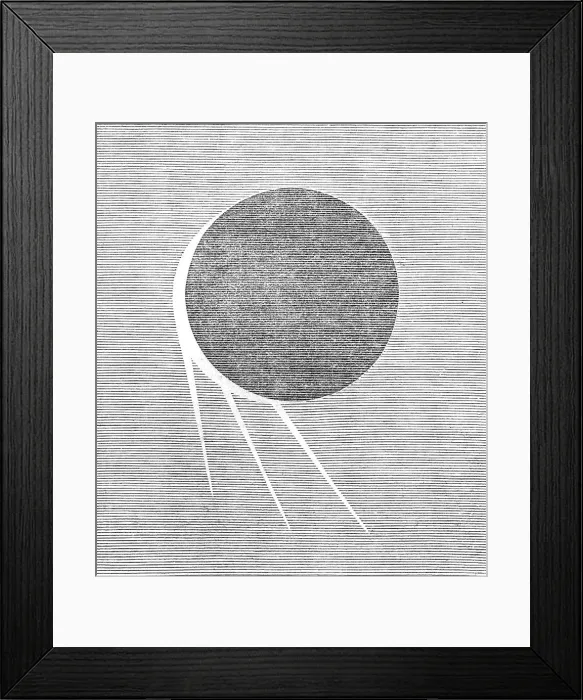 Framed Print : The Eclipse of the Sun, 1871. Creator: Unknown Framed Print : The Eclipse of the Sun, 1871. Creator: Unknown
