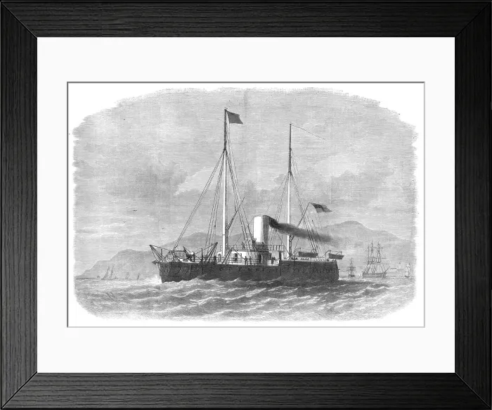 Framed Print : Our ironclad fleet: H.M.S. Hotspur, 1871. Creator: Unknown Framed Print : Our ironclad fleet: H.M.S. Hotspur, 1871. Creator: Unknown