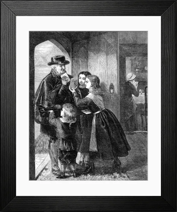 Framed Print : The Fourteenth of February, by G. B. O'Niel, 1871. Creator: Unknown Framed Print : The Fourteenth of February, by G. B. O'Niel, 1871. Creator: Unknown