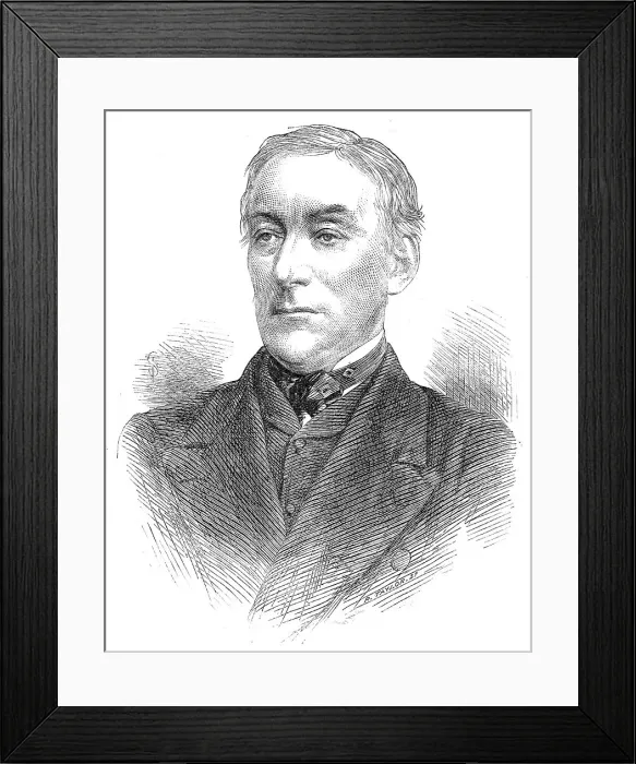 Framed Print : The Right Hon. W. Monsell, M.P. Postmaster-General, 1871. Creator: Unknown Framed Print : The Right Hon. W. Monsell, M.P. Postmaster-General, 1871. Creator: Unknown