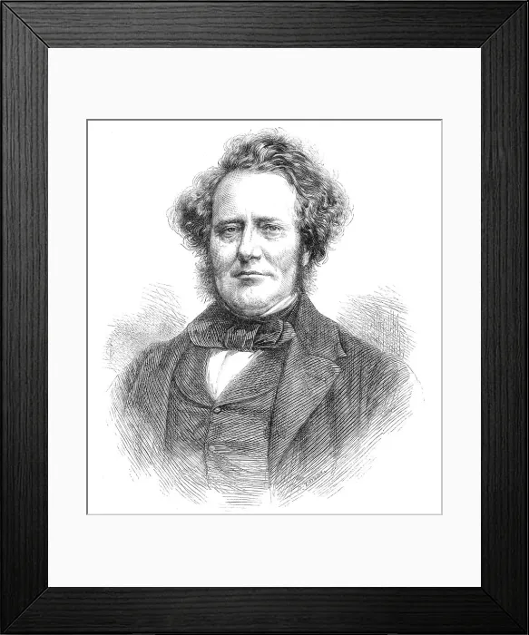 Framed Print : The late Mr. George Wilson, 1871. Creator: Unknown Framed Print : The late Mr. George Wilson, 1871. Creator: Unknown