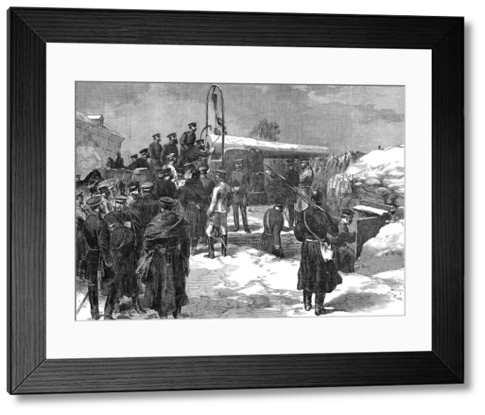 Framed Print : Visit of the German Prince Imperial (Crown Prince of Prussia) to Mont Valerien, 1871. Creator: Unknown Framed Print : Visit of the German Prince Imperial (Crown Prince of Prussia) to Mont Valerien, 1871. Creator: Unknown