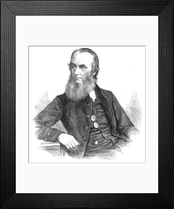 Framed Print : The late Very Rev. Dr. Alford, Dean of Canterbury, 1871. Creator: Unknown Framed Print : The late Very Rev. Dr. Alford, Dean of Canterbury, 1871. Creator: Unknown