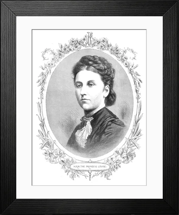 Framed Print : H.R.H. the Princess Louise, 1871. Creator: Unknown Framed Print : H.R.H. the Princess Louise, 1871. Creator: Unknown
