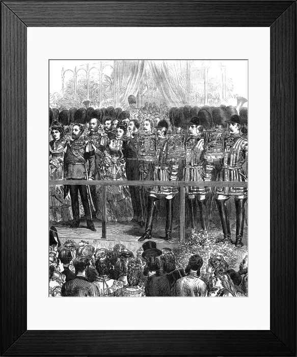 Framed Print : Opening of the International Exhibition, South Kensington, 1871. Creator: Unknown Framed Print : Opening of the International Exhibition, South Kensington, 1871. Creator: Unknown