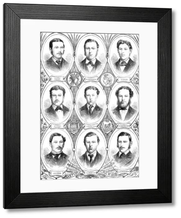 Framed Print : The Universities Boat-Race, 1871. Creator: Unknown Framed Print : The Universities Boat-Race, 1871. Creator: Unknown