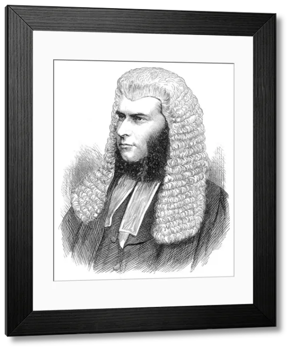 Framed Print : The late Right Hon. J. R. Davison, M.P. Judge Advocate General, 1871. Creator: Unknown Framed Print : The late Right Hon. J. R. Davison, M.P. Judge Advocate General, 1871. Creator: Unknown