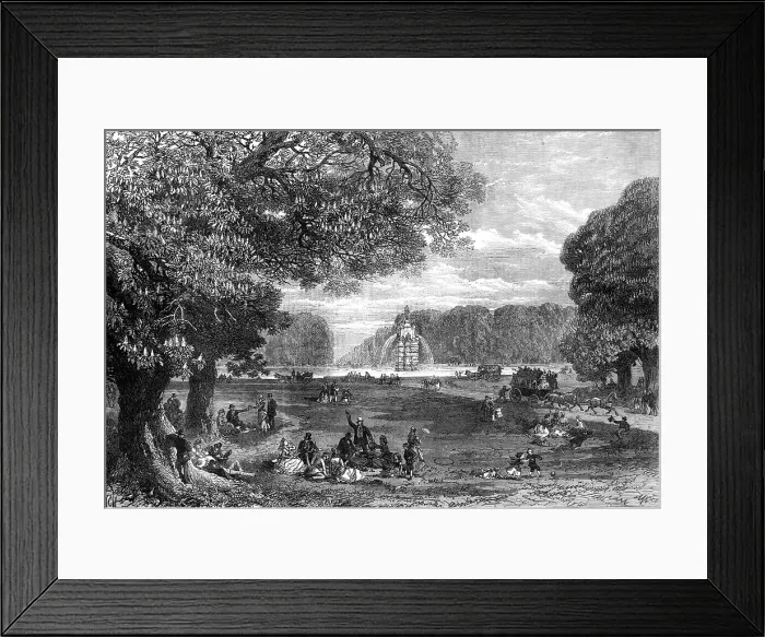 Framed Print : The chestnut-trees in Bushey Park, 1871. Creator: RCH Framed Print : The chestnut-trees in Bushey Park, 1871. Creator: RCH